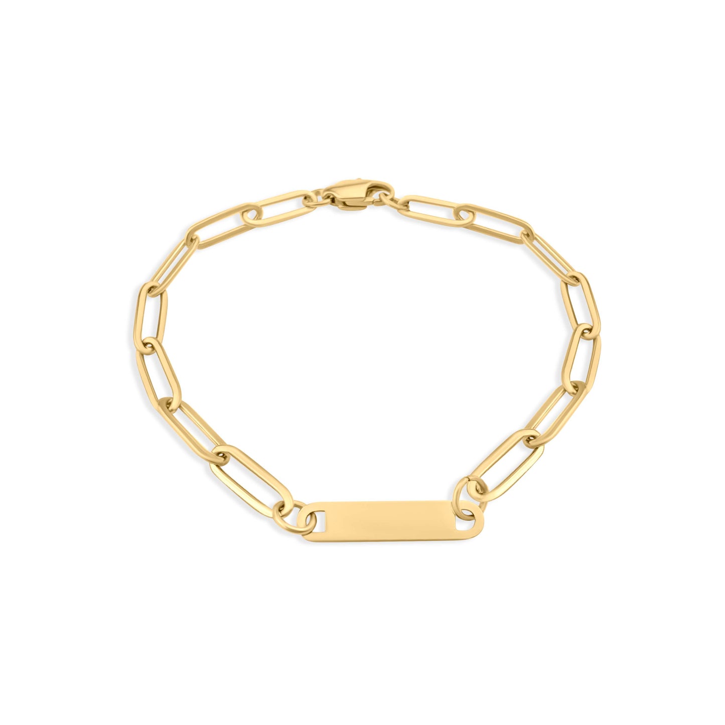 Personalized Paper Clip Bracelet -One Word Affirmation, Name, or Initial