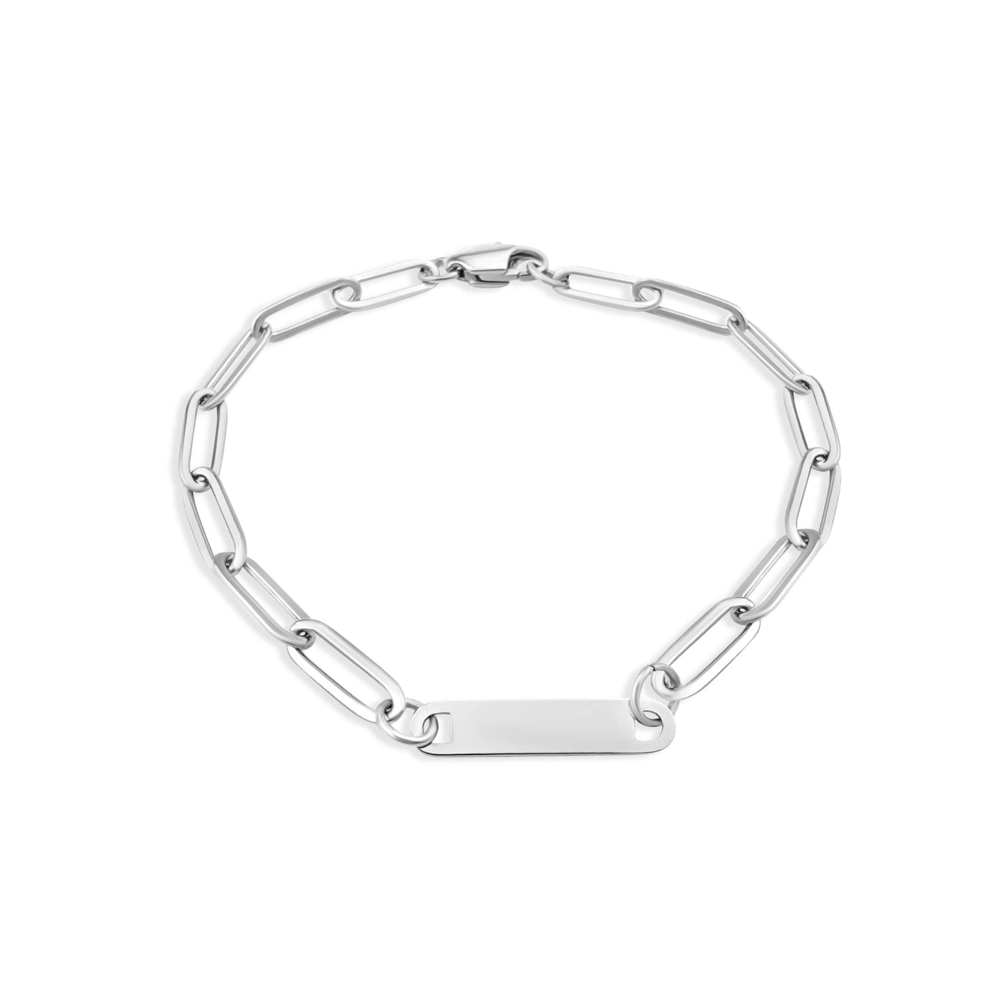 Personalized Paper Clip Bracelet -One Word Affirmation, Name, or Initial