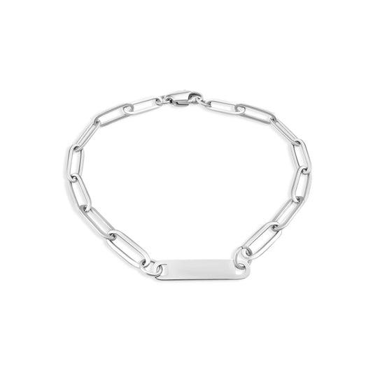 Personalized Paper Clip Bracelet -One Word Affirmation, Name, or Initial