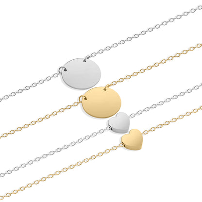 One Word Affirmation or Initials Personalized Necklace