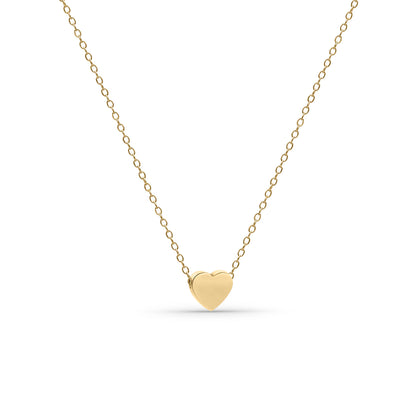 One Word Affirmation or Initials Heart Necklace